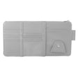 2 PCS Auto Sun Visor Card Clip Business Card Glasses Clip Zipper Car Mobile Phone Document Folder(Gray) - Stowing Tidying by PMC TechLife | Online Shopping South Africa | PMC TechLife | Buy Now Pay Later Mobicred