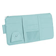 2 PCS Auto Sun Visor Card Clip Business Card Glasses Clip Zipper Car Mobile Phone Document Folder(Blue) - Stowing Tidying by PMC TechLife | Online Shopping South Africa | PMC TechLife | Buy Now Pay Later Mobicred