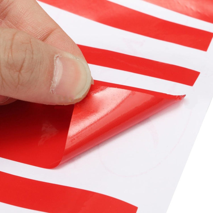 Car Hood Stickers Modified Racing Striped Ethylene Body Sticker(White) - free shipping - PMC Jewellery - Order now!