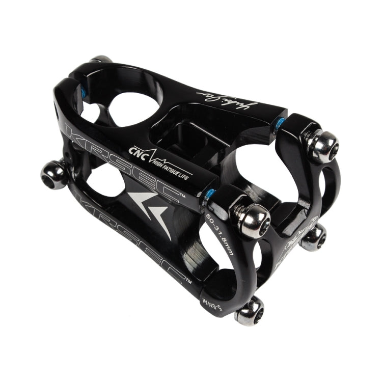 KRSEC CNC Ultra Light Short-Handed Mountain Bike Aluminum Alloy 50mm Riser, Colour: Full Black - Bicycle Grips by PMc TechLife | Online Shopping South Africa | PMc TechLife | Buy Now Pay Later Mobicred