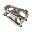 KRSEC CNC Ultra Light Short-Handed Mountain Bike Aluminum Alloy 50mm Riser, Colour: Titanium - Bicycle Grips by PMc TechLife | Online Shopping South Africa | PMc TechLife | Buy Now Pay Later Mobicred