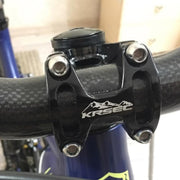 KRSEC CNC Ultra Light Short-Handed Mountain Bike Aluminum Alloy 50mm Riser, Colour: Titanium