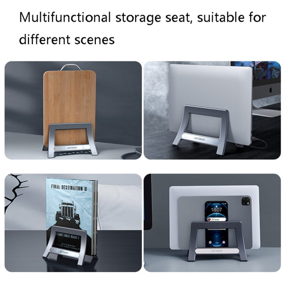 Oatsbasf 03671 Multifunctional Computer Tablet Cellphone Storage Bracket, Colour: Simple Version (Black)