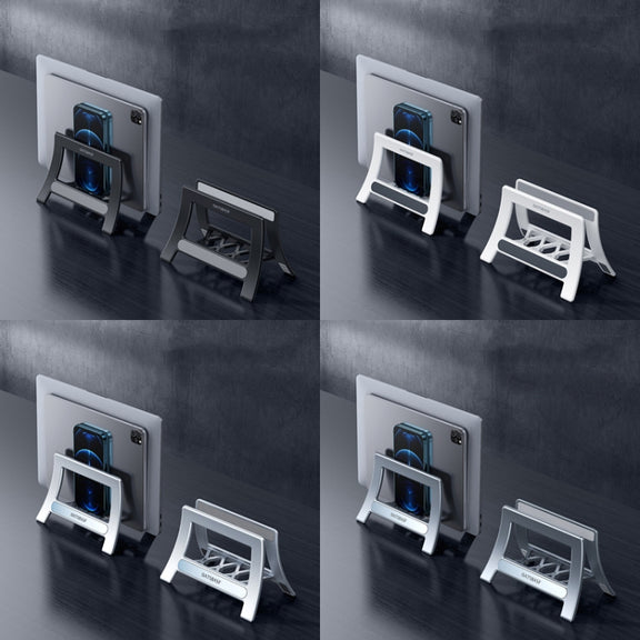 Oatsbasf 03671 Multifunctional Computer Tablet Cellphone Storage Bracket, Colour: Simple Version (White)