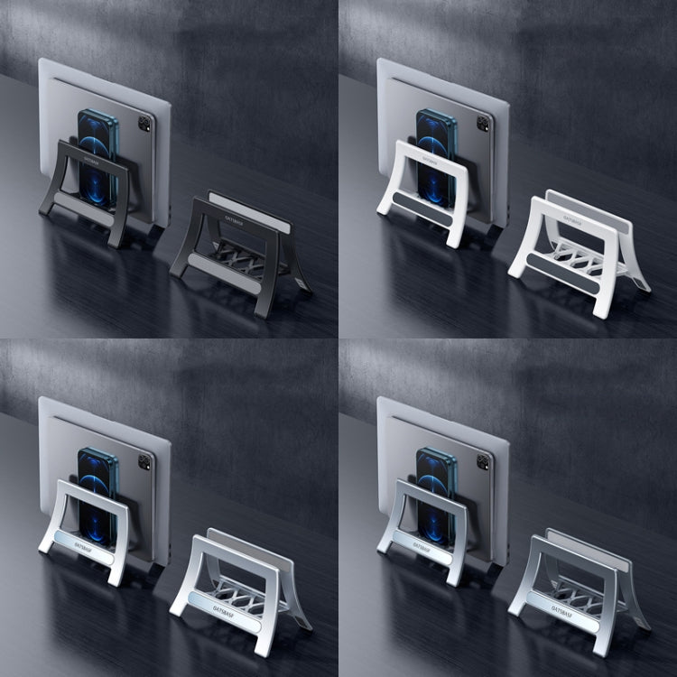 Oatsbasf 03671 Multifunctional Computer Tablet Cellphone Storage Bracket, Colour: Simple Version (White)