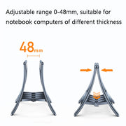 Oatsbasf 03671 Multifunctional Computer Tablet Cellphone Storage Bracket, Colour: Deluxe Version (Silver)