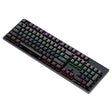 LEAVEN K880 104 Keys Gaming Green Axis Office Computer Wired Mechanical Keyboard, Cabel Length:1.6m(Black) - free shipping - PMC TechLife - Order now!