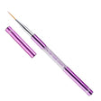 Nail Art Drawing Pen Purple Drill Rod Color Painting Flower Stripe Nail Brush With Pen Cover, Specification: 20mm - free shipping - PMC TechLife - Order now!