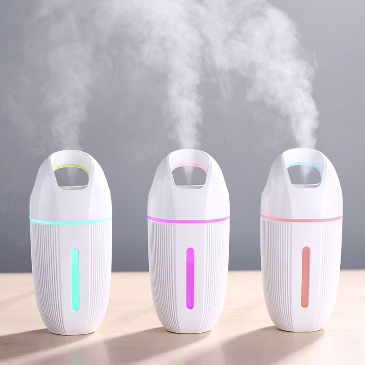 BD-MD1 Car Home USB Plug-In Air Purifier Colorful Lighting Humidifier(Green)
