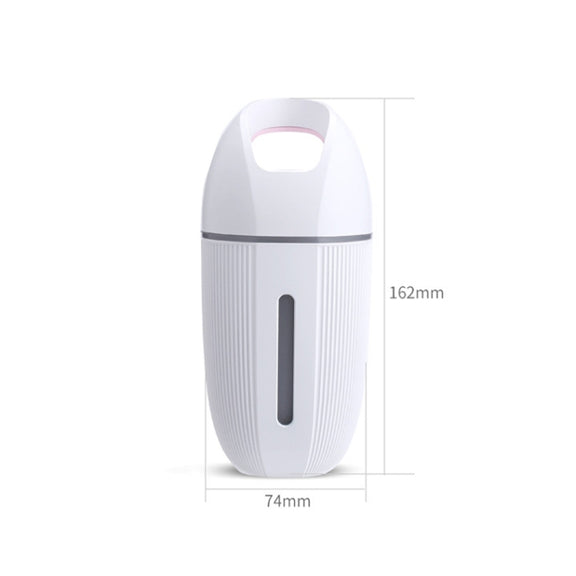 BD-MD1 Car Home USB Plug-In Air Purifier Colorful Lighting Humidifier(Pink)