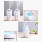 BD-MD1 Car Home USB Plug-In Air Purifier Colorful Lighting Humidifier(Green)