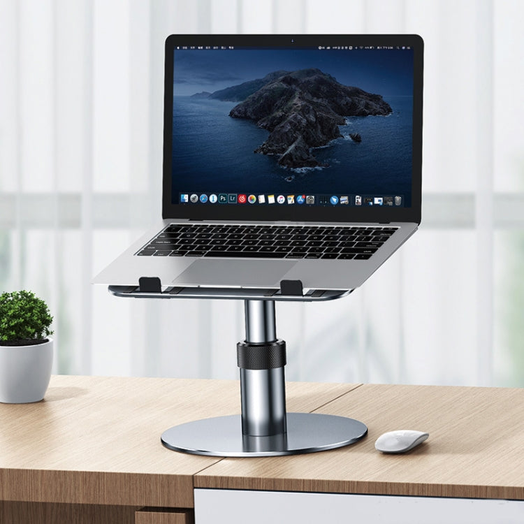 Oatsbasf 03597 Aluminum Alloy Notebook Heightening Bracket Notebook Computer Lifting Heat Dissipation Bracket Mobile Folding Table,Style: Elite Version-Gray - free shipping - PMC Jewellery - Order now!