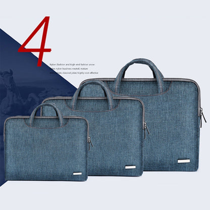 LiSEN LS-116 Simple Laptop Bag Business Laptop Liner Bag, Size: 11.6 inch(Canvas Colorful Leaves Black) - free shipping - PMC Jewellery - Order now!