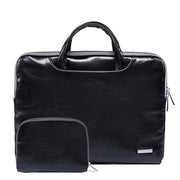 LiSEN LS-116 Simple Laptop Bag Business Laptop Liner Bag, Size: 13.3 inch(PU Black)