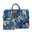 LiSEN LS-116 Simple Laptop Bag Business Laptop Liner Bag, Size: 15.6 inch(Canvas Colorful Leaves Blue) - 15.6 - 17 inch by LiSEN | Online Shopping South Africa | PMC TechLife | Buy Now Pay Later Mobicred