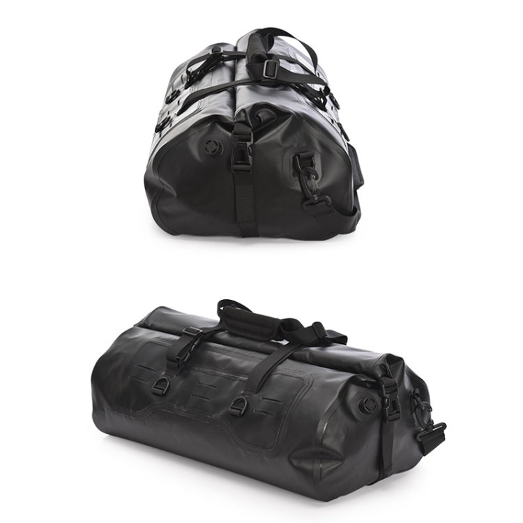 AFISHTOUR FM2031 40L Water-resistant Travel Luggage Bag Large Capacity Motorcycle Rear Seat Bag(Black)