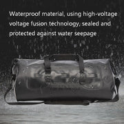 AFISHTOUR FM2031 40L Water-resistant Travel Luggage Bag Large Capacity Motorcycle Rear Seat Bag(Black)