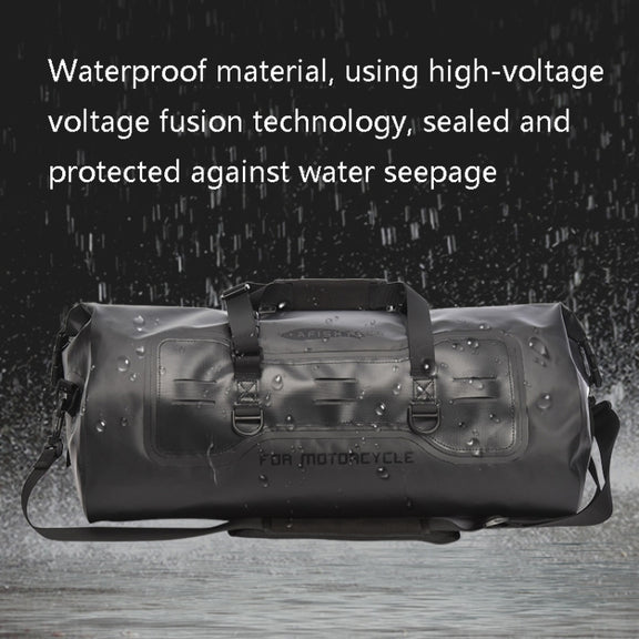 AFISHTOUR FM2031 40L Water-resistant Travel Luggage Bag Large Capacity Motorcycle Rear Seat Bag(Black)