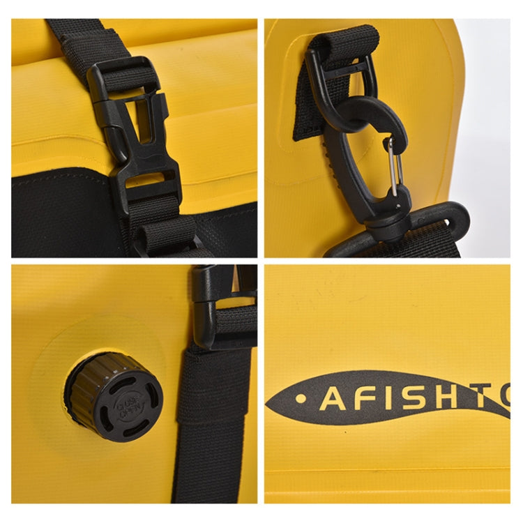 AFISHTOUR FM2031 40L Water-resistant Travel Luggage Bag Large Capacity Motorcycle Rear Seat Bag(Black)