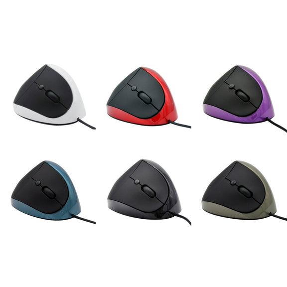 JSY-05 6 Keys Wired Vertical Mouse Ergonomics Brace Optical Mouse(Red)