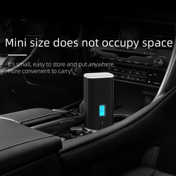 H68 Handheld Mini Wireless Smart Car Inflator Pump Portable Multifunctional Tire Air Pump(Black) - Inflatable Pump by PMC TechLife | Online Shopping South Africa | PMC TechLife