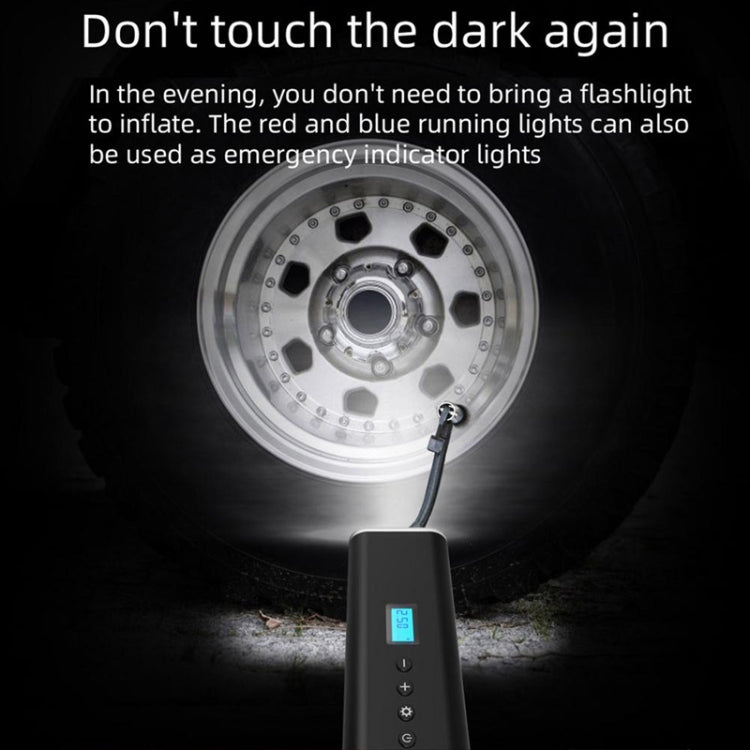 H68 Handheld Mini Wireless Smart Car Inflator Pump Portable Multifunctional Tire Air Pump(Black) - Inflatable Pump by PMC TechLife | Online Shopping South Africa | PMC TechLife