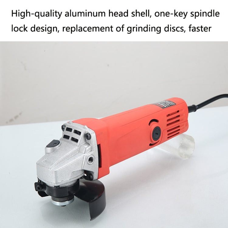 700 Angle Grinder Electric Chain Saw Polishing Machine Changed Electric Saw Small Household Cutting Machine, EU Plug(Red)