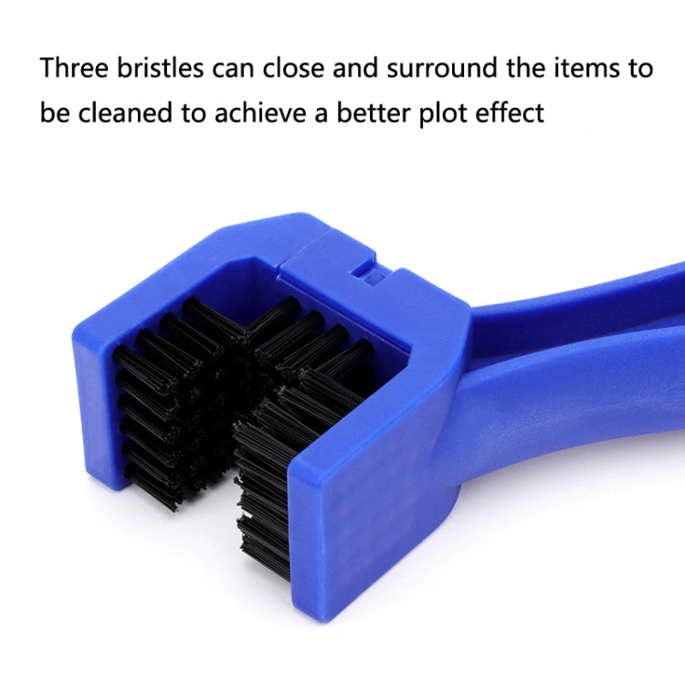 5 PCS BG-7168 Bicycle And Motorcycle Cleaning Brush Three-Sided Chain Brush, Colour: Blue - Others by PMc TechLife | Online Shopping South Africa | PMc TechLife | Buy Now Pay Later Mobicred