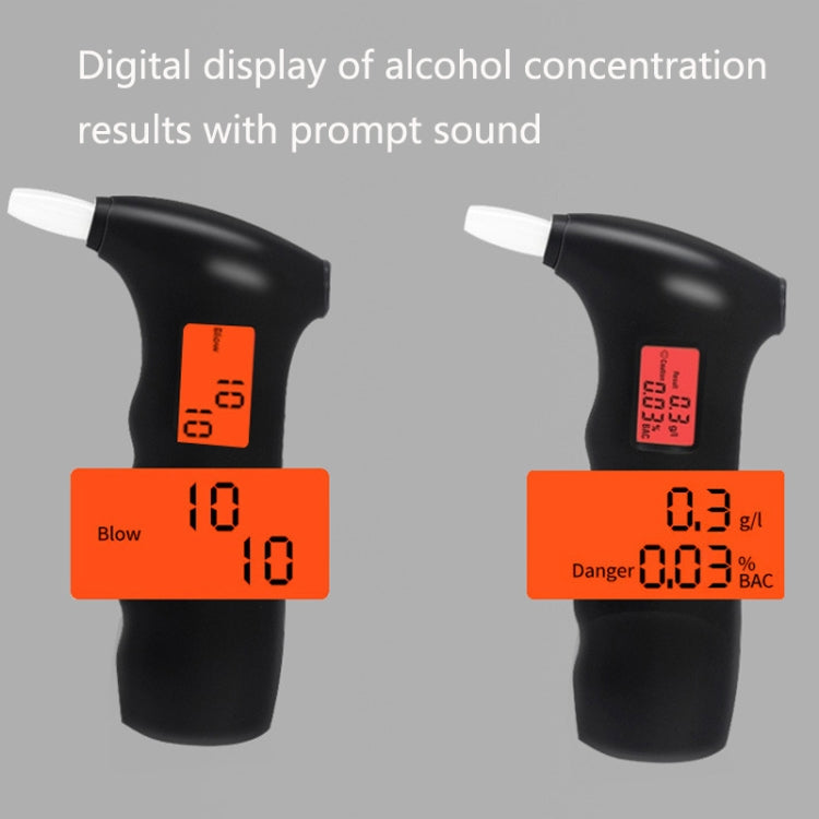 AT-65S Portable Blowing Alcohol Tester Fixed Drunk Digital Fine Tester - free shipping - PMC TechLife - Order now!