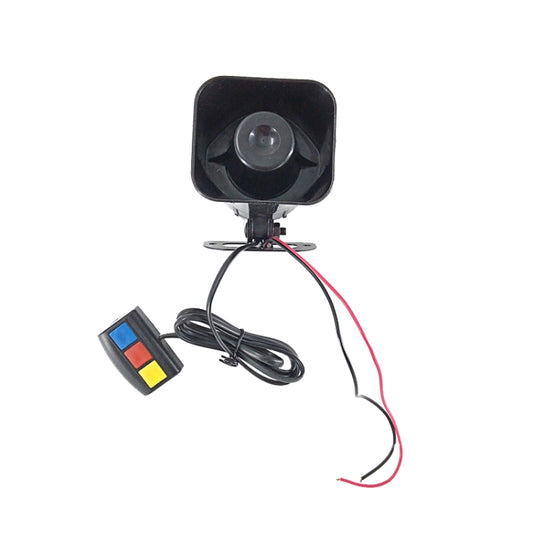 Three Voice Square Alarm Speaker 12V 30W Car Motorcycle Speaker - Security Alarm System by PMC Jewellery | Online Shopping South Africa | PMC Jewellery | Buy Now Pay Later Mobicred