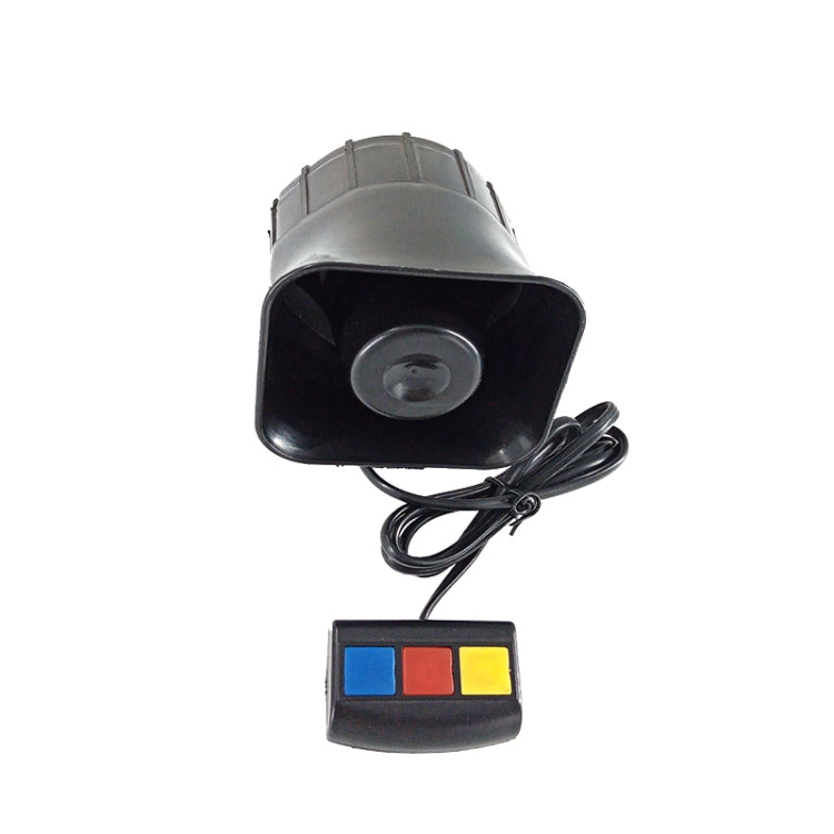 Three Voice Square Alarm Speaker 12V 30W Car Motorcycle Speaker - Security Alarm System by PMC Jewellery | Online Shopping South Africa | PMC Jewellery | Buy Now Pay Later Mobicred