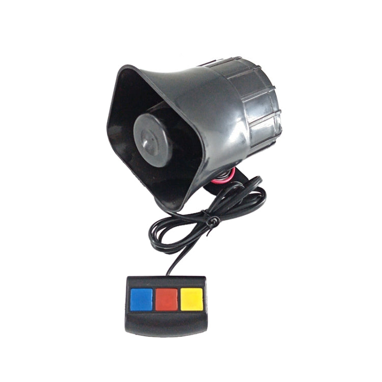 Three Voice Square Alarm Speaker 12V 30W Car Motorcycle Speaker - Security Alarm System by PMC Jewellery | Online Shopping South Africa | PMC Jewellery | Buy Now Pay Later Mobicred