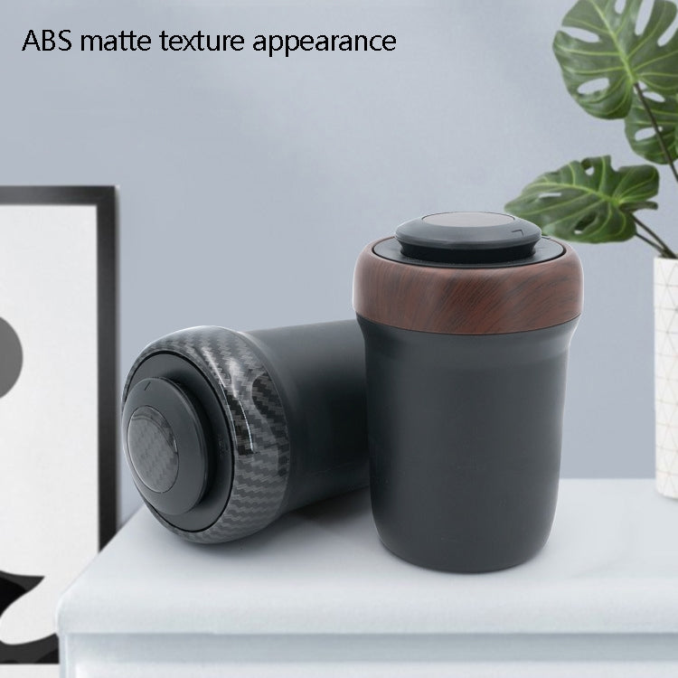 N17D Car Ashtray Arc Spot Tobacco With Lamp and Cover Car Ashtray(Carbon Fiber) - Ashtrays by PMC TechLife | Online Shopping South Africa | PMC TechLife | Buy Now Pay Later Mobicred