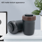 N17D Car Ashtray Arc Spot Tobacco With Lamp and Cover Car Ashtray(Carbon Fiber)
