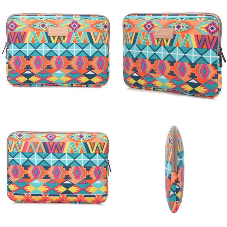 LiSEN LS-518 Lingge Pattern Laptop Computer Liner Bags, Size: 13 inch(Blue Pattern Diamond Lattice)