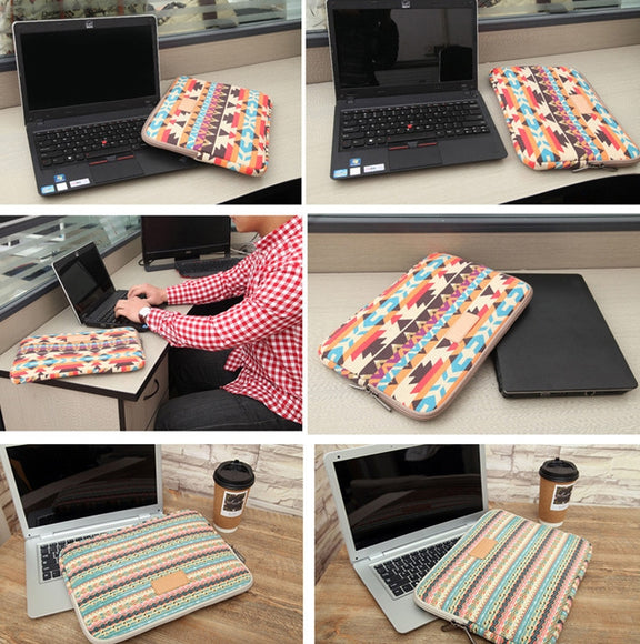LiSEN LS-518 Lingge Pattern Laptop Computer Liner Bags, Size: 13 inch(Blue Pattern Diamond Lattice)