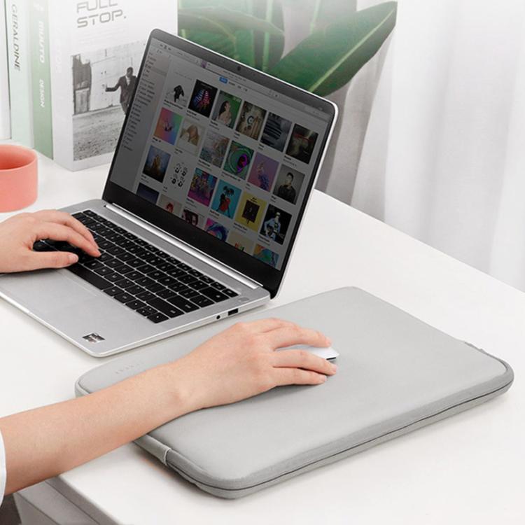 Baona BN-Q001 PU Leather Laptop Bag, Colour: Apricot + Power Bag, Size: 11/12 inch - free shipping - PMC Jewellery - Order now!