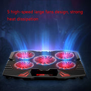 ICE COOREL K5 Laptop Radiator Computer Cooling Bracket, Colour: Standard Version (Black Blue)