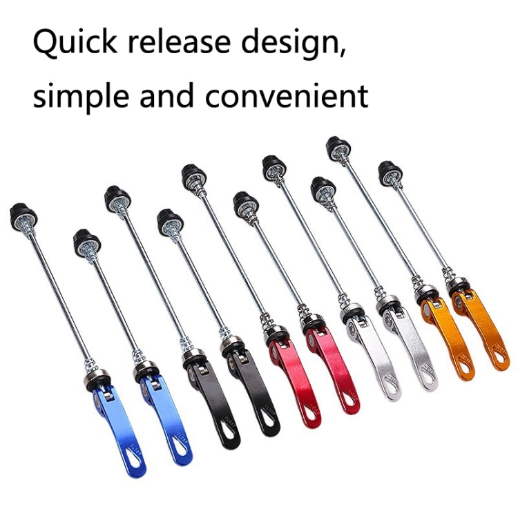 3 Sets BG-M5147 Mountain Bike Hub With Long Quick Release Lever(Gold) - Quick Release by PMc TechLife | Online Shopping South Africa | PMc TechLife | Buy Now Pay Later Mobicred