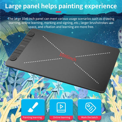 VEIKK VK1060PRO Digital Tablet Hand-Painted Board Electronic Drawing Board Can Connected To Mobile Phone - free shipping - PMC Jewellery - Order now!