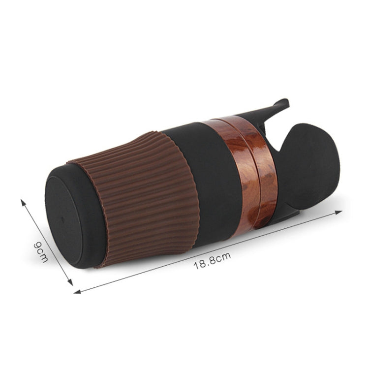 SUITU R151-4  Car Air Outlet Storage Water Cup Holder Mobile Phone Navigation Multi-function Storage Box(Mahogany) - Car Drink Holders by SUITU | Online Shopping South Africa | PMc TechLife | Buy Now Pay Later Mobicred