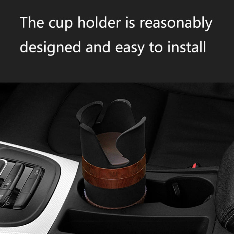 SUITU R151-4 Car Air Outlet Storage Water Cup Holder Mobile Phone Navigation Multi-function Storage Box(Black Silver Side) - Car Drink Holders by SUITU | Online Shopping South Africa | PMc TechLife | Buy Now Pay Later Mobicred