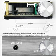 ZK-502C HIFI Wireless Bluetooth 5.0 TPA3116 Digital Power Audio Amplifier Board  50W X 2 Stereo AMP Amplificador Without Shell