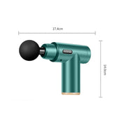 Fascia Massager Mini Electric Muscle Massager Portable Fitness Muscle Relaxing Massager Button(Space Gray)