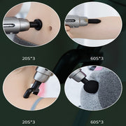 Fascia Massager Mini Electric Muscle Massager Portable Fitness Muscle Relaxing Massager Button(Space Gray)