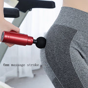 Fascia Massager Mini Electric Muscle Massager Portable Fitness Muscle Relaxing Massager Button(Space Gray)