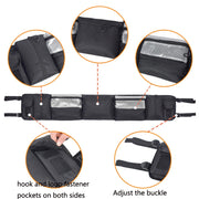 Large-Capacity Car Outdoor Bag Practical And Wear-Resistant Riding Front Bag(Black)