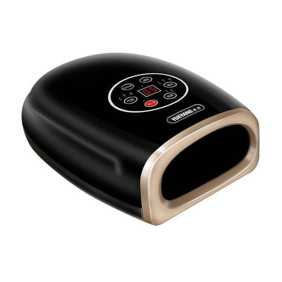 Hand Finger Joint Massager Wrist Palm Physiotherapy Mouse Hand Meridian Acupoint Massager, Specification: Plug(Pearl Black)