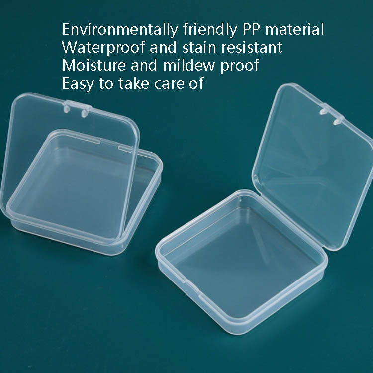 20 PCS Square Plastic Box With Cover Transparent Storage Box PP Parts Tool Box Electronic Component Accessories Box - Storage Boxes by PMC TechLife | Online Shopping South Africa | PMC TechLife | Buy Now Pay Later Mobicred