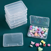 30 PCS Rectangular PP Transparent Plastic Box Parts Hardware Tool Accessories Storage Box